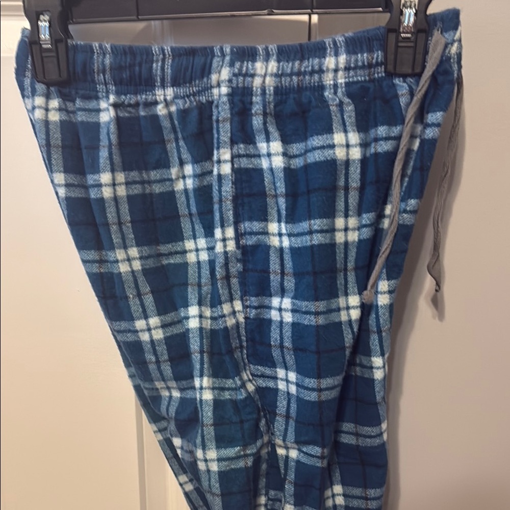 Hidden Valor Blue Plaid Boys Pajama Pants